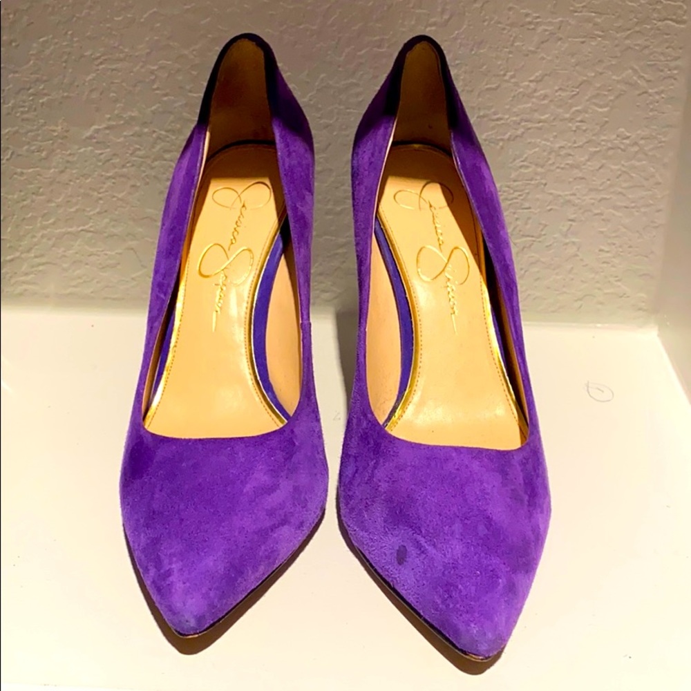JESSICA SIMPSON Suede pumps